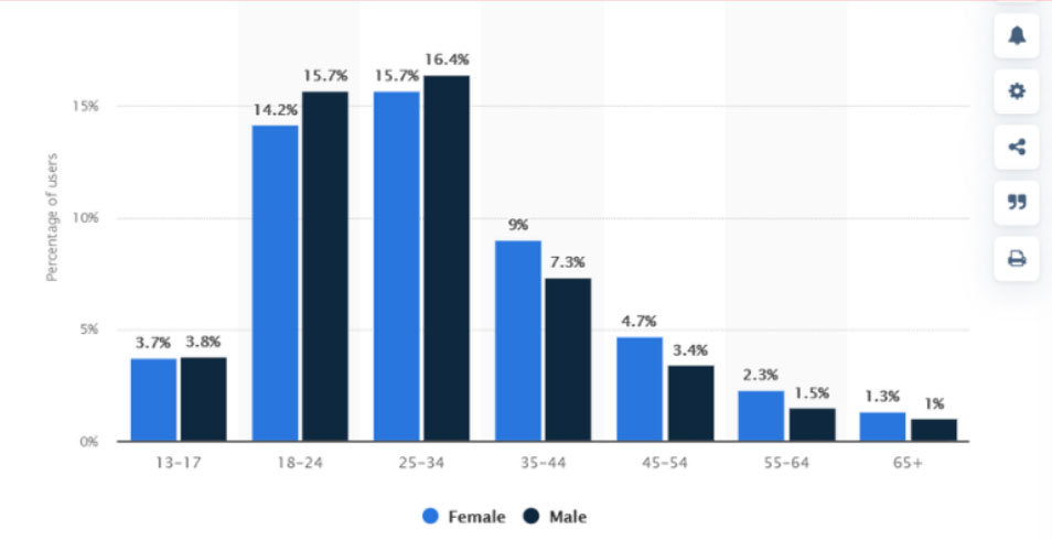 Instagram Top Demographic