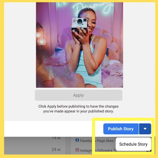 Scheduling Instagram Story Tutorial