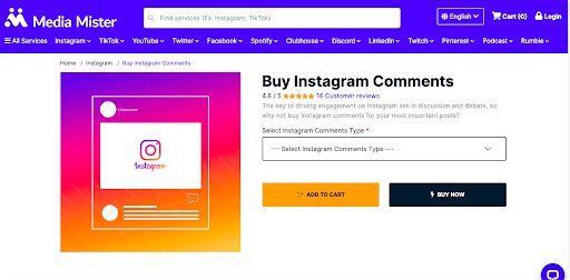 One of the Best Site To Buy Instagram Comments