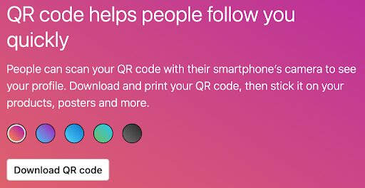 Generate Instagram QR Code using Desktop